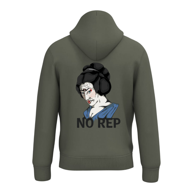 Sweat-shirt écoresponsable à capuche - Kaki