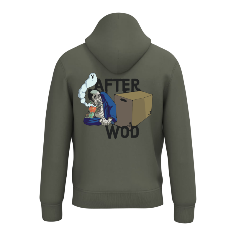 Sweat-shirt écoresponsable à capuche - Kaki
