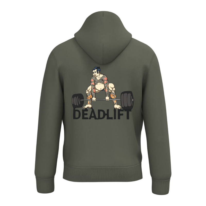 Sweat-shirt écoresponsable à capuche - Kaki
