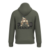 Sweat-shirt écoresponsable à capuche - Kaki