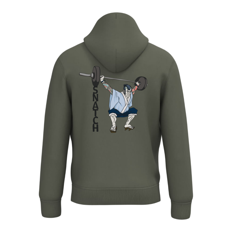 Sweat-shirt écoresponsable à capuche - Kaki