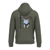 Sweat-shirt écoresponsable à capuche - Kaki