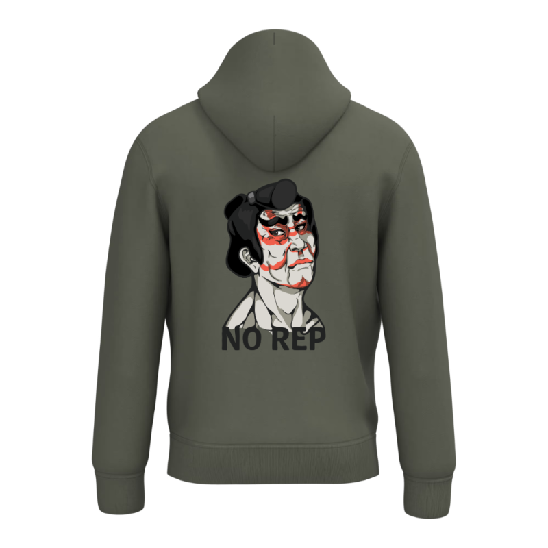 Sweat-shirt écoresponsable à capuche - Kaki