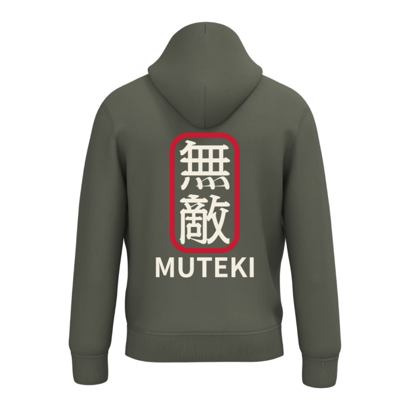 Sweat-shirt écoresponsable à capuche - Kaki