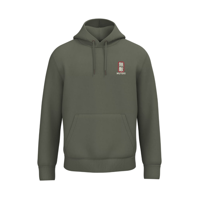 Sweat-shirt écoresponsable à capuche - Kaki