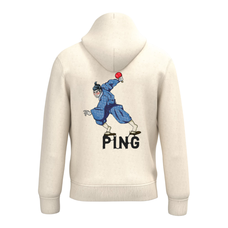 Sweat-shirt écoresponsable à capuche - Beige