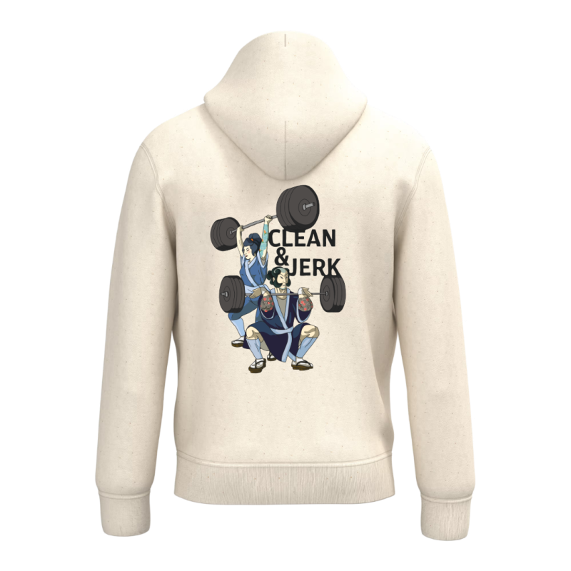 Sweat-shirt écoresponsable à capuche - Beige