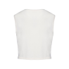 Crops top écoresponsable sans manche - Beige