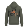 Sweat-shirt écoresponsable à capuche - Kaki