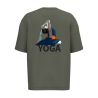 T-shirt écoresponsable oversize - Kaki
