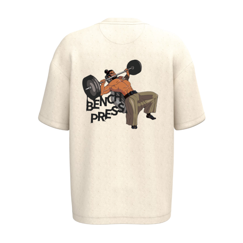 T-shirt écoresponsable oversize - Beige
