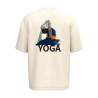 T-shirt écoresponsable oversize - Beige