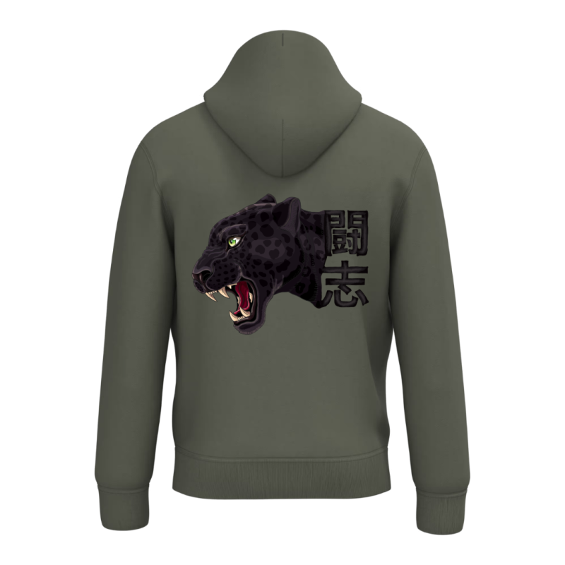 Sweat-shirt écoresponsable à capuche - Kaki
