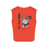 Crops top écoresponsable sans manche - Brick