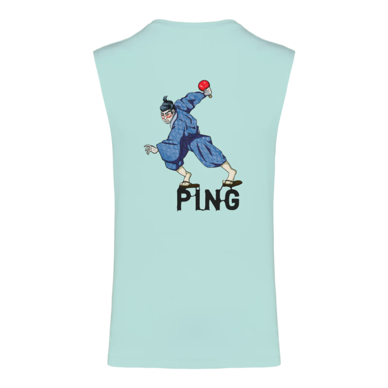 T-Shirt écoresponsable sans manche - Mint