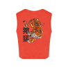 Crops top écoresponsable sans manche - Brick - Tigre Domo