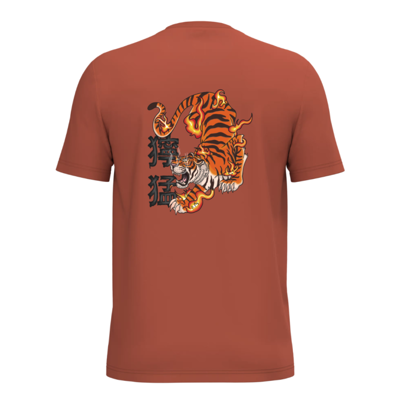 T-shirt léger écoresponsable - Brick - Tigre Domo