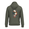 Sweat-shirt écoresponsable à capuche - Kaki - HAKA - Les trois évolutions
