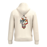 Sweat-shirt écoresponsable à capuche - Beige - HAKA - Les trois évolutions
