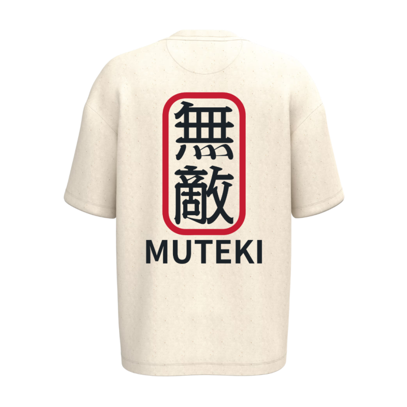 T-shirt écoresponsable oversize - Beige