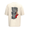 T-shirt écoresponsable oversize - Beige - Climbing
