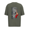 T-shirt écoresponsable oversize - Kaki - Climbing