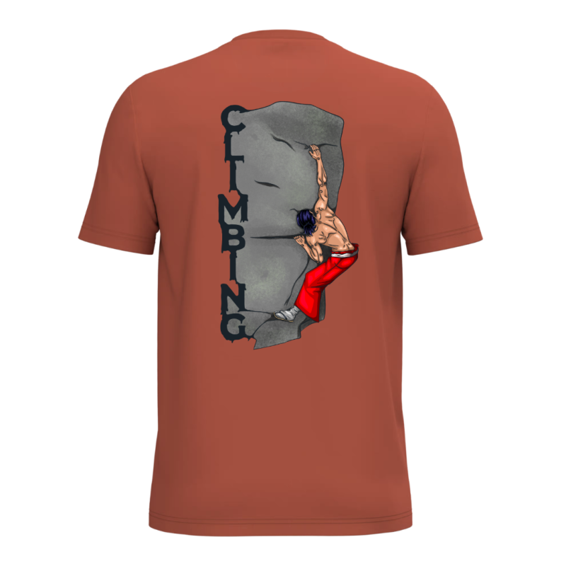 T-shirt léger écoresponsable - Brick - Climbing