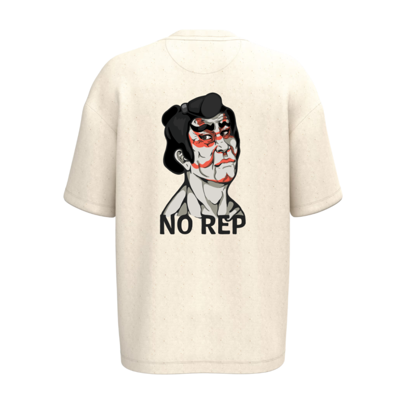 T-shirt écoresponsable oversize - Beige