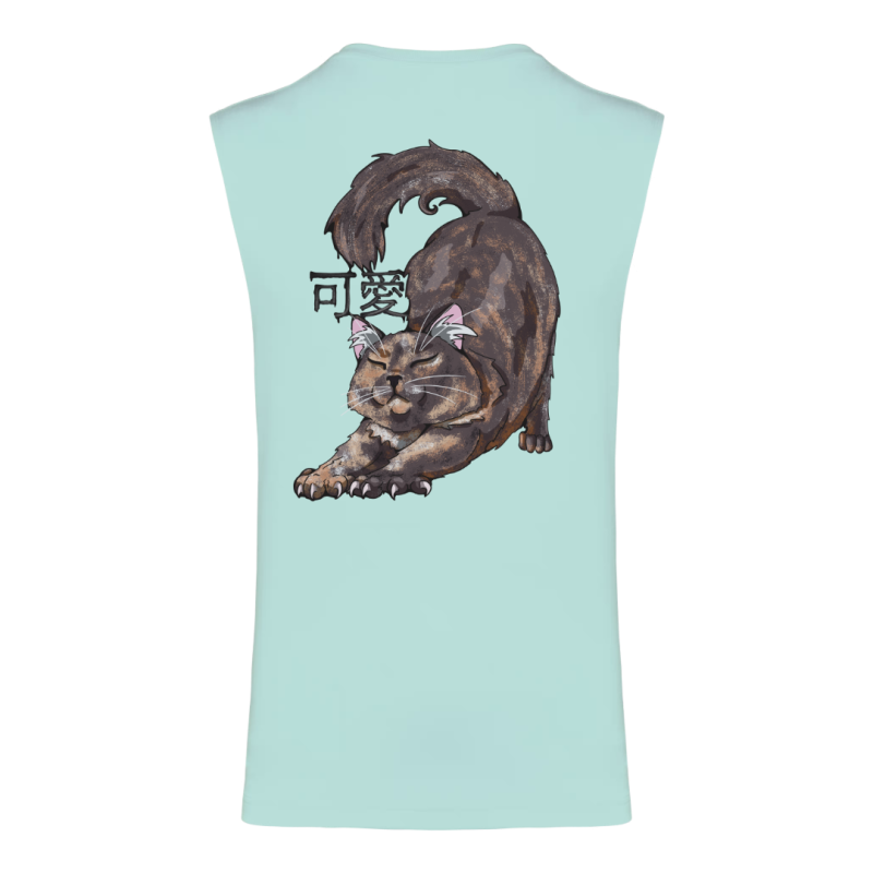 T-Shirt écoresponsable sans manche - Mint - Queen Titi