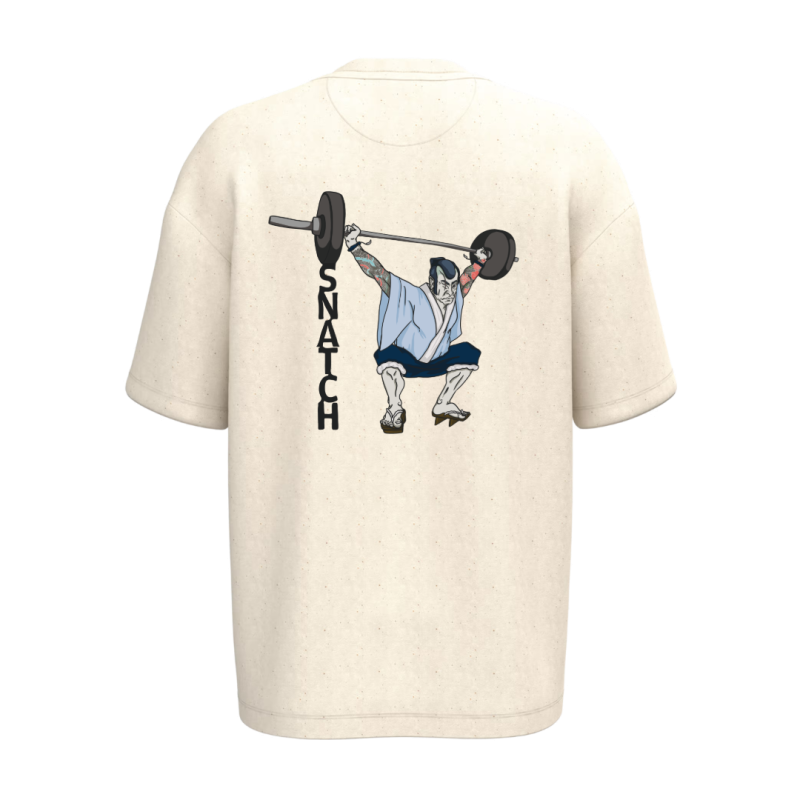 T-shirt écoresponsable oversize - Beige