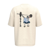 T-shirt écoresponsable oversize - Beige