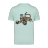 T-shirt léger écoresponsable - Brook Green - Leopard KIKAI