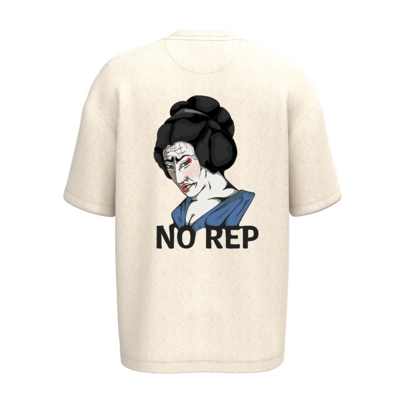 T-shirt écoresponsable oversize - Beige