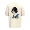 T-shirt écoresponsable oversize - Beige