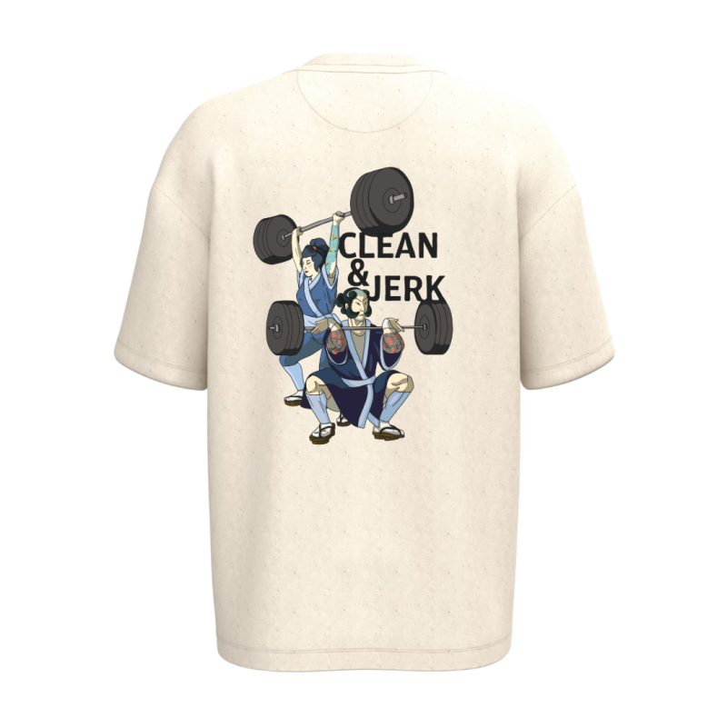 T-shirt écoresponsable oversize - Beige
