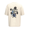 T-shirt écoresponsable oversize - Beige