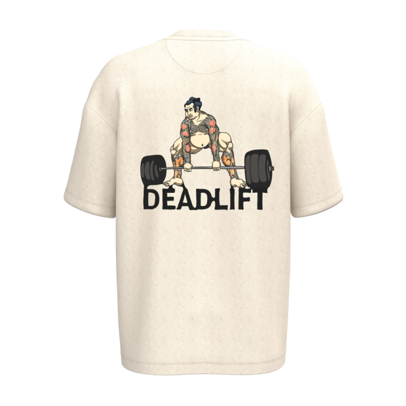 T-shirt écoresponsable oversize - Beige