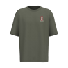 T-shirt écoresponsable oversize - Kaki