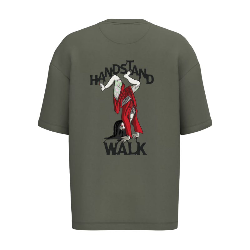 T-shirt écoresponsable oversize - Kaki