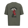 T-shirt écoresponsable oversize - Kaki