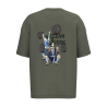 T-shirt écoresponsable oversize - Kaki