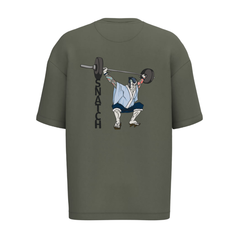 T-shirt écoresponsable oversize - Kaki