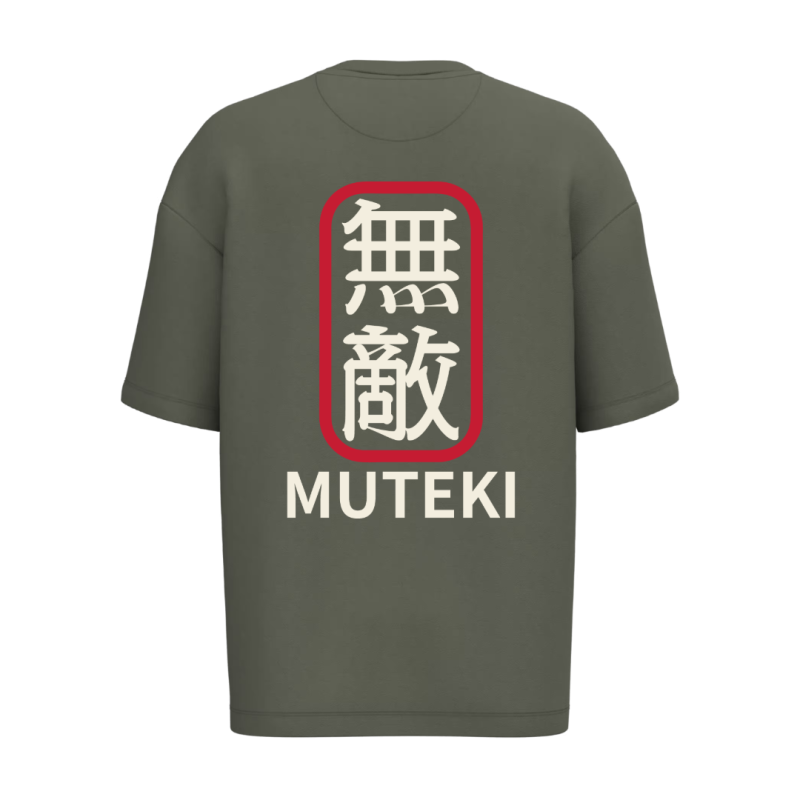 T-shirt écoresponsable oversize - Kaki